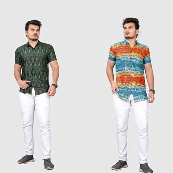 Half sleeve mens shirt combo uploaded by Madhavi Naik on 9/22/2021