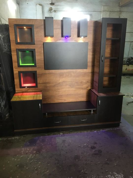 Tv unit with lights uploaded by Furniture Hub on 9/23/2021