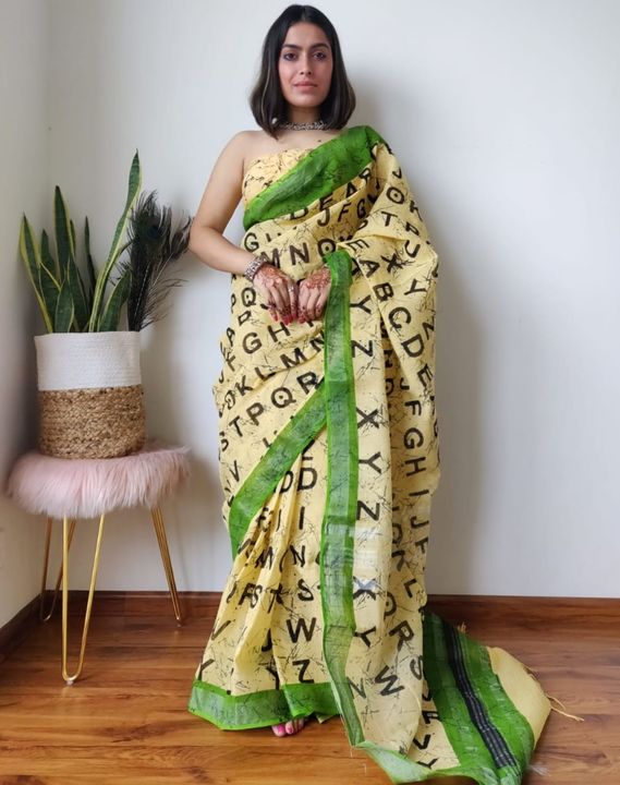 Cotton line saree uploaded by business on 9/23/2021