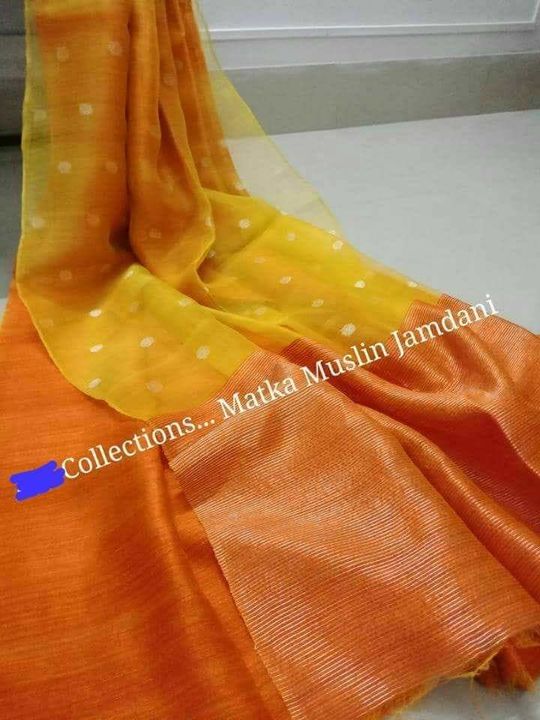 Matka Moslin saree collection uploaded by Honey shop on 9/23/2021