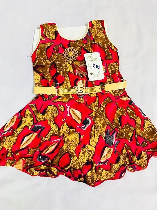 Reyon frock for girls  uploaded by business on 9/11/2020