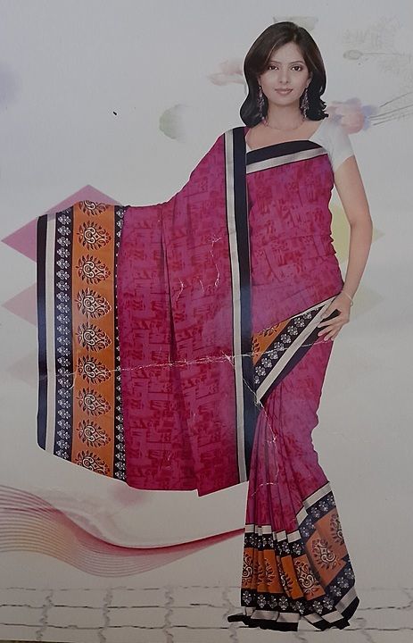 Digital print reyniel saree uploaded by Shri Radharaman enterprises on 9/11/2020
