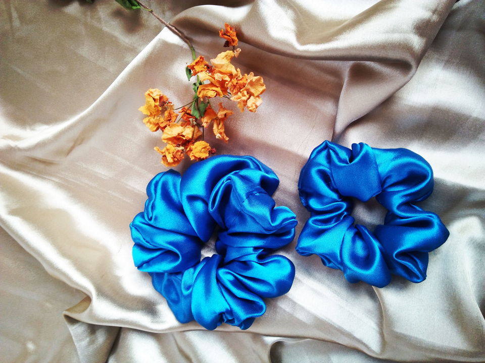 Large and small scrunchie  uploaded by The Meenakshi label on 9/23/2021