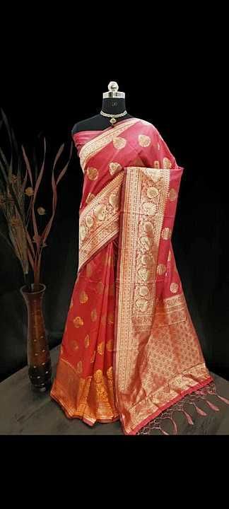 Post image * Pure Banarasi silk Saree*


💯Percent Same as photos
Very good Quality👌👌

*👗Fabric - Pure Banarasi Silk Rich Pallu*

*👚Blouse- Nice match with Saree*

Work - Self Weaving🤙

6.30 meter saree with blouse 

*Single Available 

Book your order fast