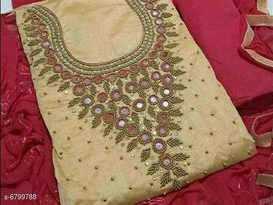 Chanderi cotton pis only 650 uploaded by Reselling on 9/11/2020