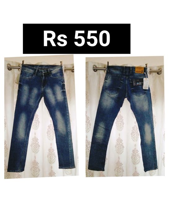 Size available 28-34
Branded jeans on cheapest price
Heavy quuality piece
 uploaded by Veer enterprises on 9/23/2021