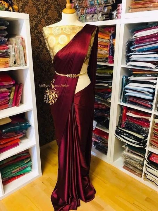 Silk saree with brocade blouse uploaded by Prishi Designer Studio on 9/23/2021