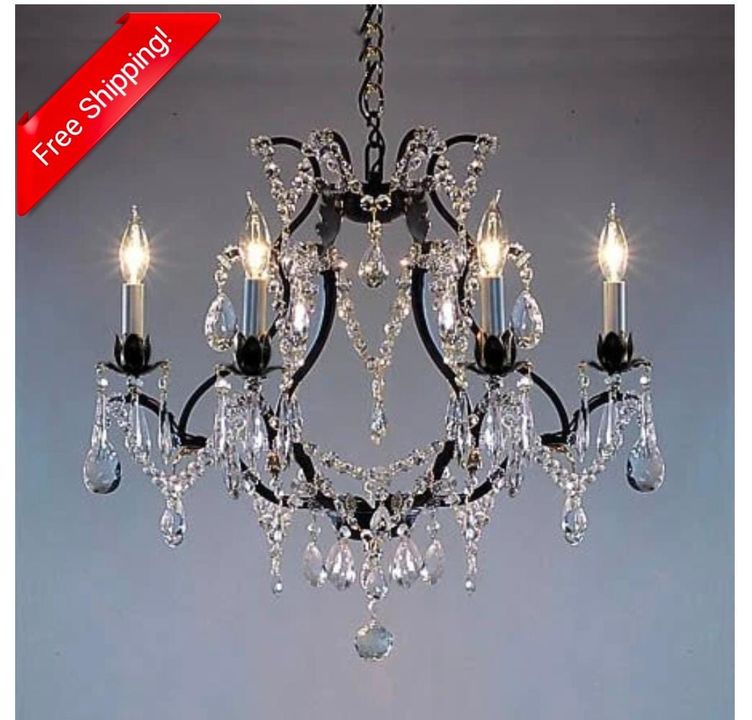 Crystal iron chandelier uploaded by Handicraft items hanging chandelier on 9/24/2021