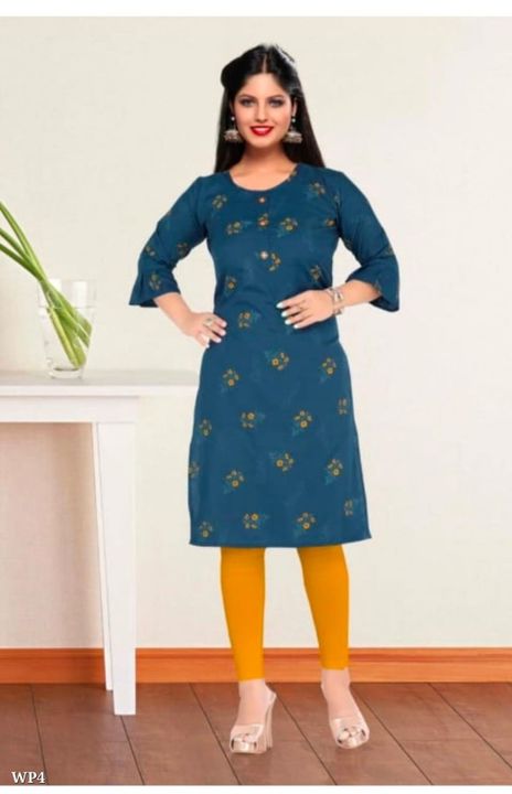 Combo pack of 4.cotton kurti uploaded by business on 9/24/2021