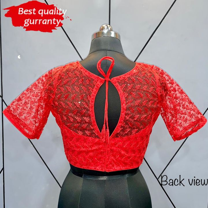 SHIFLY WORK NET BLOUSE (DC/2350) uploaded by GURUJI FASHIONS  on 9/24/2021