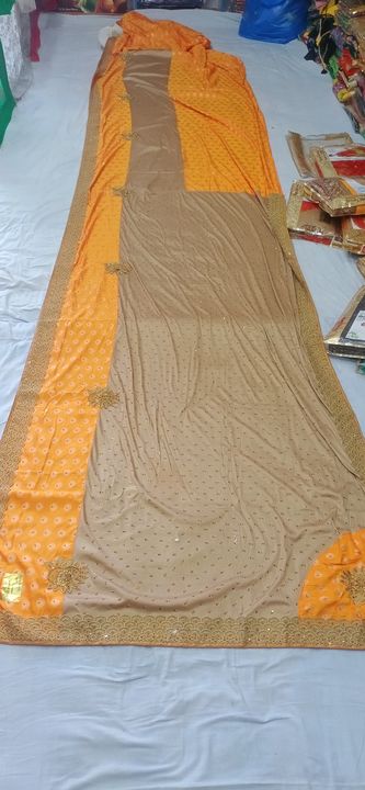 Heavy fancy saree uploaded by business on 9/24/2021