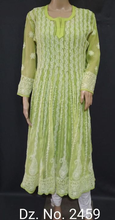 Post image I want 10 Pieces of Chikan kurtis and plazo set.
Below are some sample images of what I want.