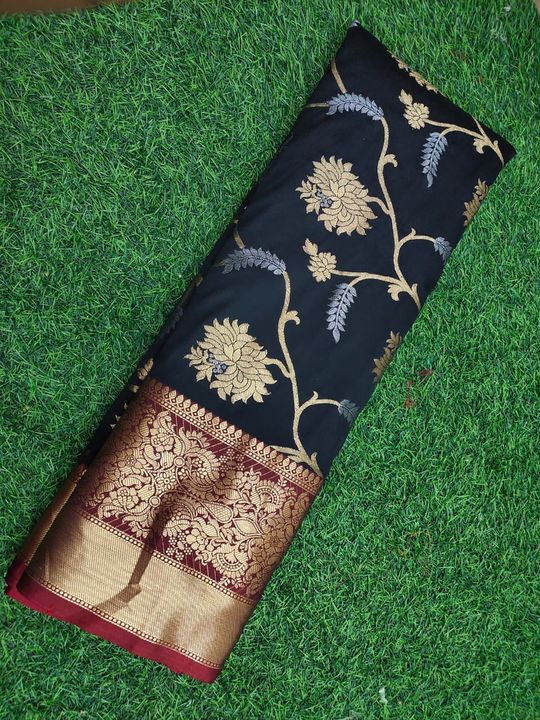 Banarasi katan silk sarees uploaded by J. J silk fabric on 9/24/2021