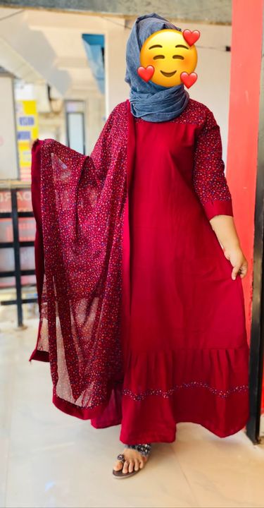 Gown with dupatta uploaded by Annoos fashion collection on 9/24/2021