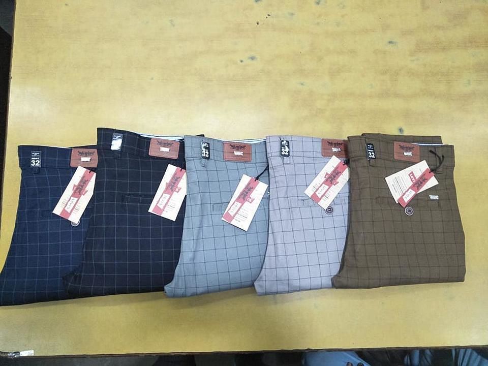 Men's cotton check trousers uploaded by business on 6/2/2020