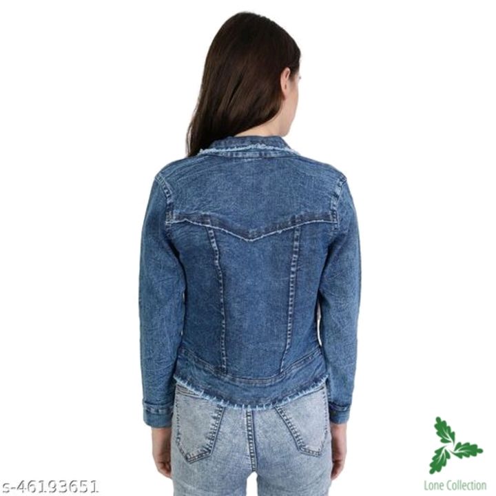 denim fur jacket for women uploaded by lone collection on 9/24/2021