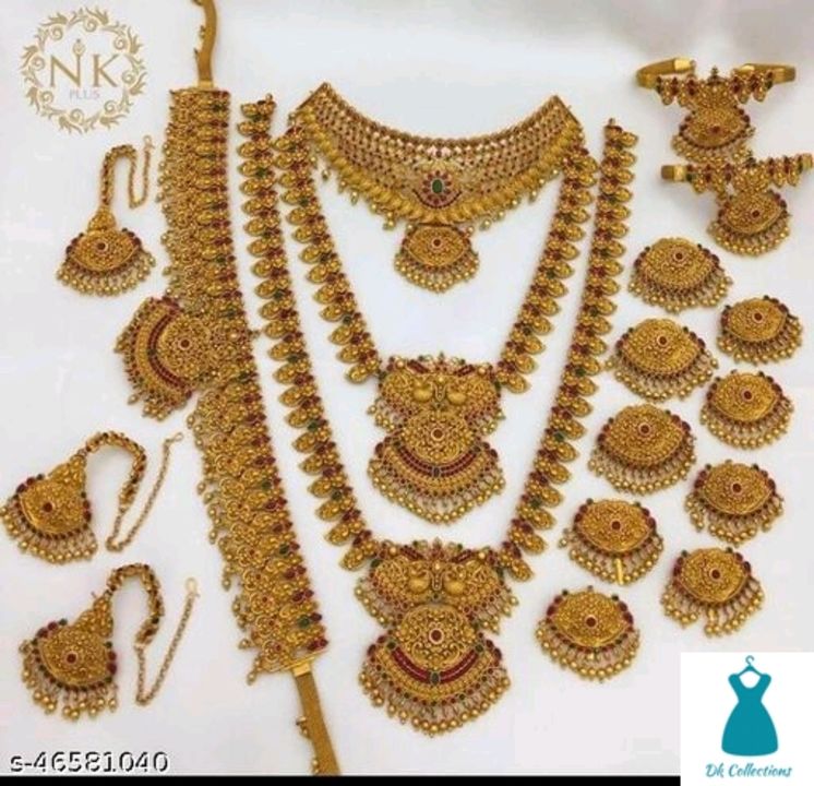 Bridal jewellery set uploaded by business on 9/25/2021
