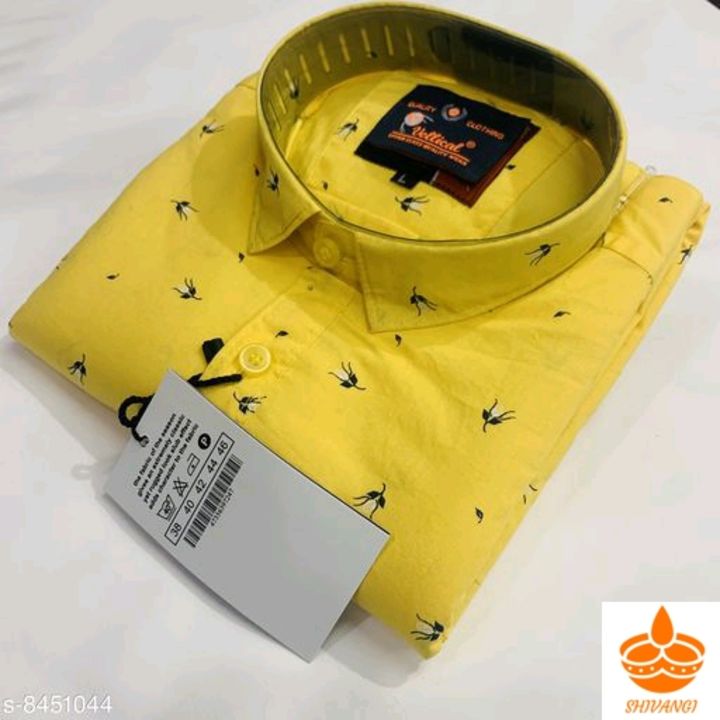 Comfy Ravishing Men Shirts*
Fabric: Cotton
Sleeve Length: Long Sleeves
Pattern: Printe uploaded by SHIVANGI boutique on 9/25/2021