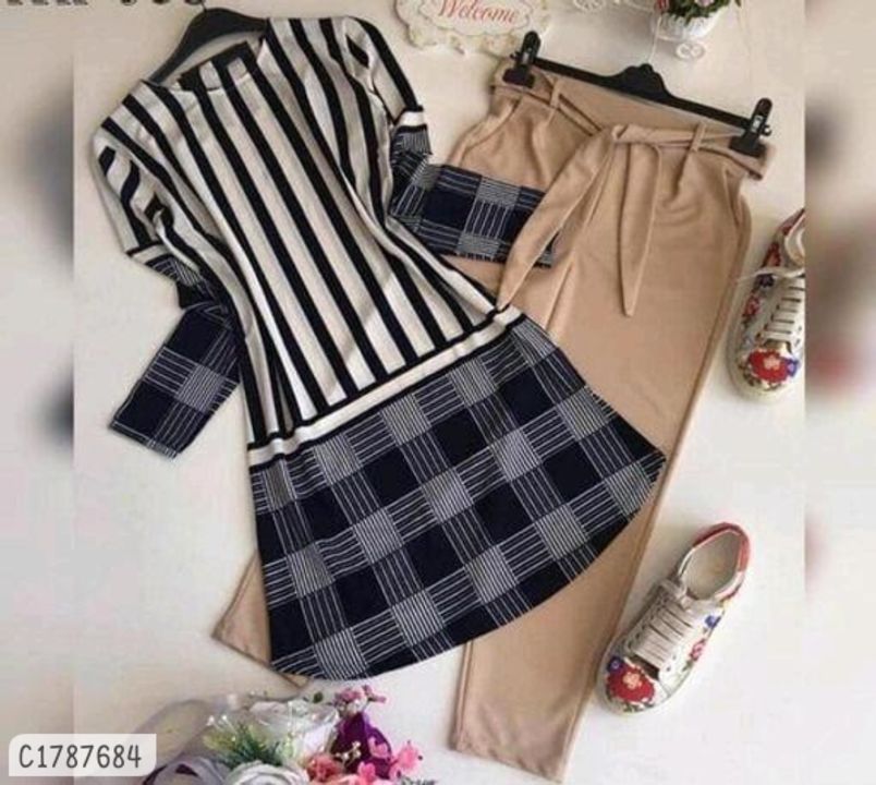 Rayon kurti and pant uploaded by business on 9/25/2021