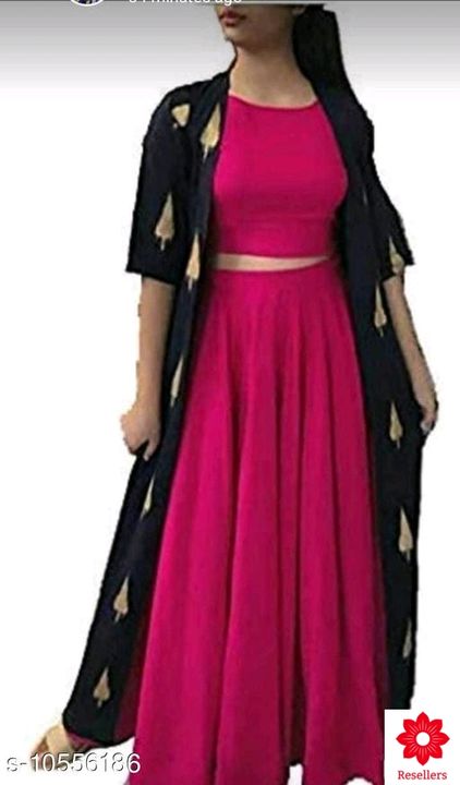 kurti with skirt uploaded by business on 9/25/2021