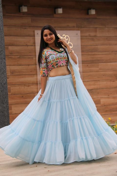 Navratri special lehenga uploaded by business on 9/25/2021