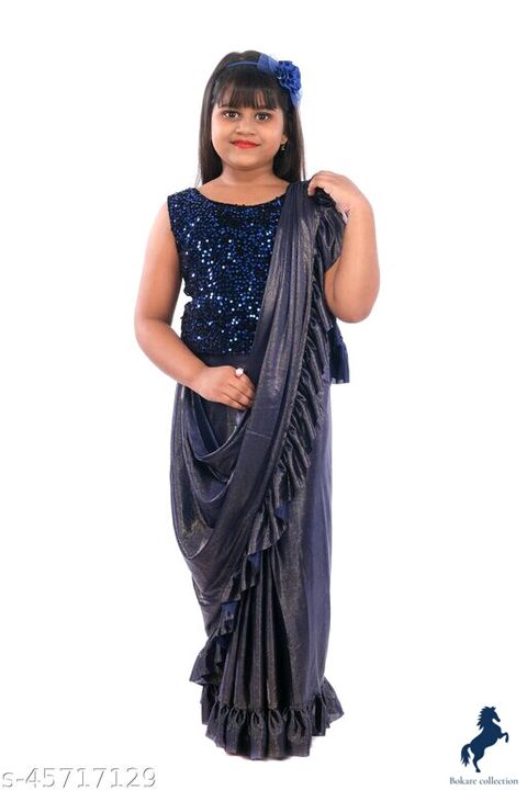 Girl's Saree  uploaded by Vb collection on 9/25/2021