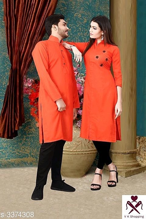 
Catalog Name: *Elite Trendy Designer Slub Cotton Couple Kurtis Vol 1* uploaded by VK shopping on 9/12/2020