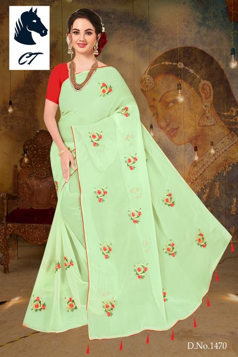 Siffon saree  uploaded by business on 9/25/2021