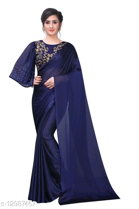 Catalog Name:*Aagam Drishya Sarees*
Saree Fabric: Super Net / Vichitra Silk / Georgette / Silk
Blous uploaded by Wholesale on 9/26/2021