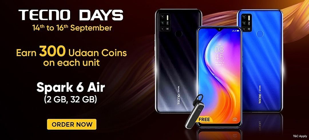 Tecno spark 6 air uploaded by business on 9/12/2020