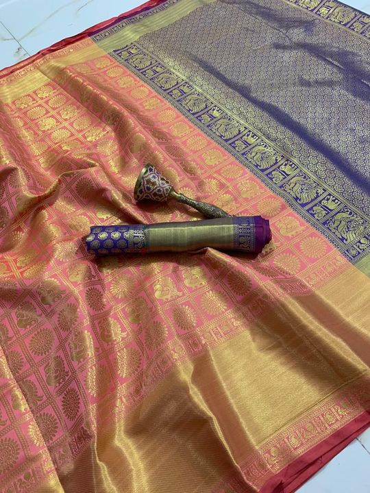 Post image *GLOBAL TEX*
WE ARE LATE THIS TIME BUT NOT LEAST BACK IN MARKET WITH NEW LAUNCH
*RATE :- 949/-**₹FREE SHIPPING....!*
SURYA KANANNEW RATE
Kanchipuram Handloom Weaving Silk Saree With Rich Contrast Zari Wooven Pallu n Rich Zari Wooven Border With Figure Desgin n Contrast Barcode Blouse
PRIMIUM QUALITY 100%100% We believe in QVALITY 
✅ THE GT BRAND PRODUCT ✅🔙 We Take Guarantee Of Our Product 🔚