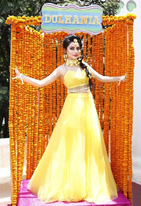 Haldi function dress uploaded by Drama queen on 9/26/2021
