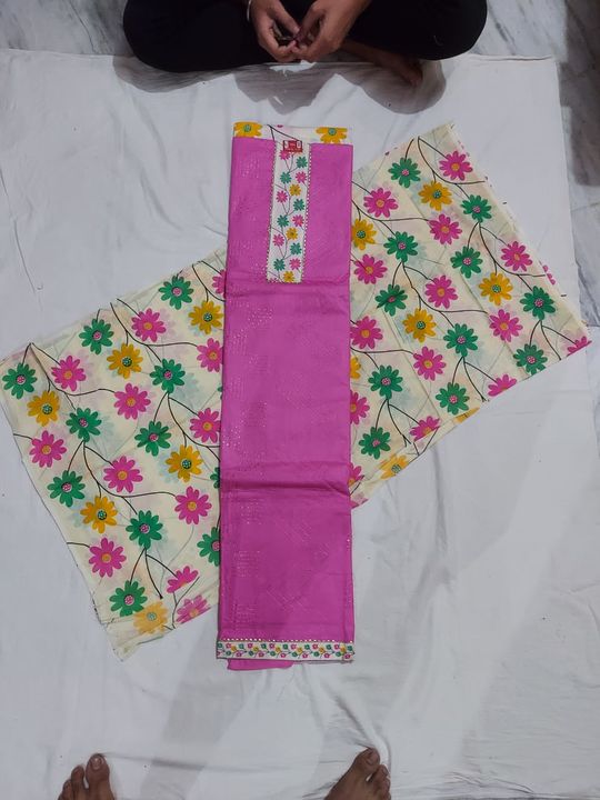 Unstitched suit uploaded by Sai kripa on 9/26/2021