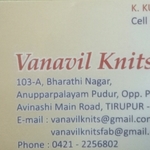 Business logo of Vanavil knits