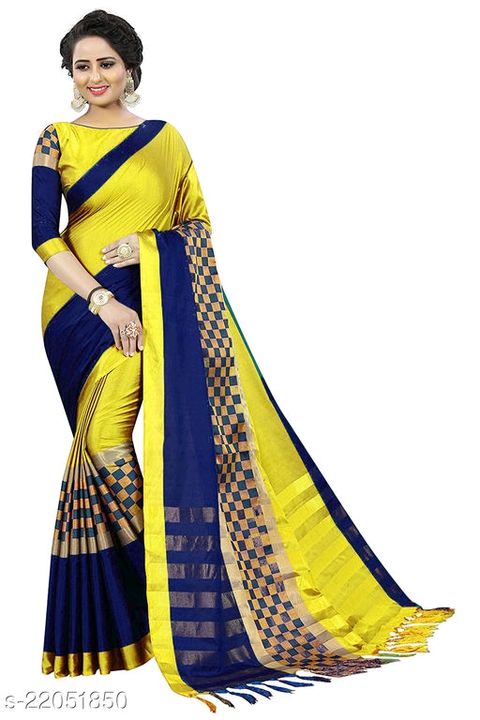 Trendy Silk Sarees 
Saree Fabric: Silk
Blouse: Running Blouse
Blouse Fabric: Silk
Multipack: Single
 uploaded by business on 9/27/2021