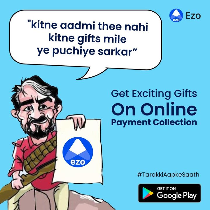 Post image 📲EZO pe Online Payment💸 Collect kijiye aur Aur dher sare Gifts jitiye🎁🎁🤩👉Important thing is No Commission on Payment Collection🥳EZO App Download Now 👉 https://bit.ly/33Y6l4i