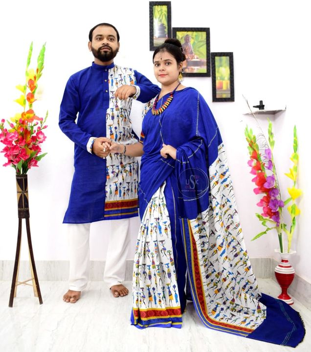 Post image Hey! Checkout my new collection called Khadi cotton capple set Bolpur Santiniketan.