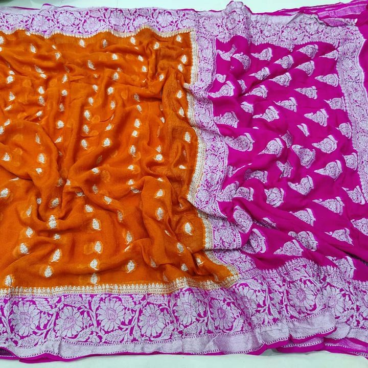 Pure sifhon  uploaded by Tamanna sarees  on 9/27/2021