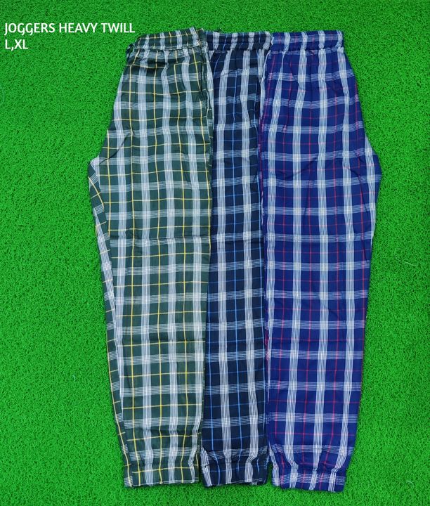 Joggers Heavy Twill Checks  uploaded by business on 9/27/2021