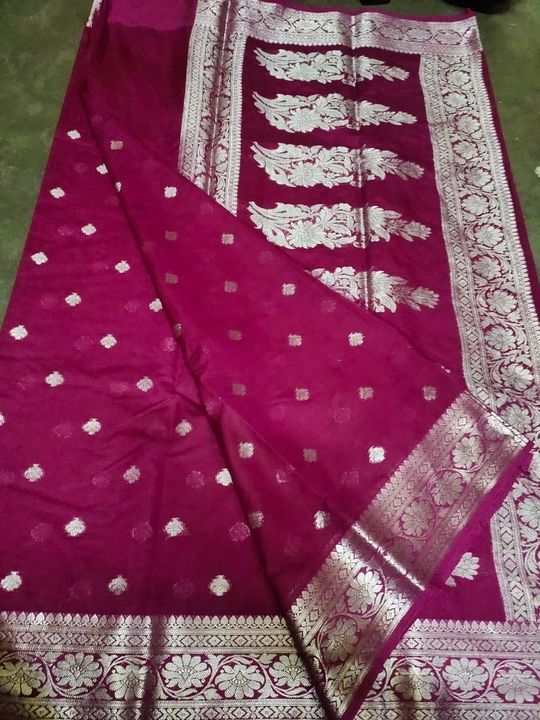 Post image My new products.Semi Georgette Saree, very soft quality.