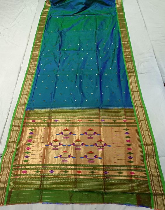 Pure silk paithani  uploaded by business on 9/28/2021