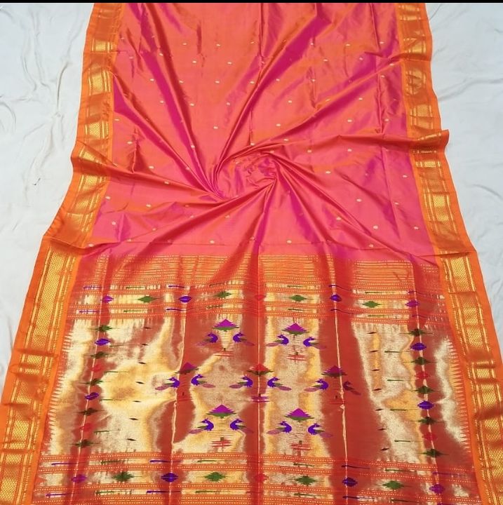 Pure silk paithani  uploaded by NARAYANI PAITHANI & SILK SAREE on 9/28/2021