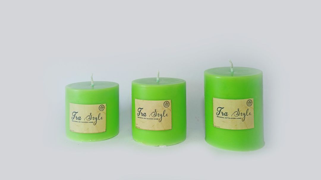 Perfumed Pillar Candles set of 3 uploaded by business on 9/28/2021