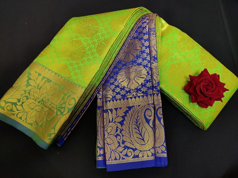 Kanchi semi silk uploaded by Sanjeevi Textile on 9/28/2021