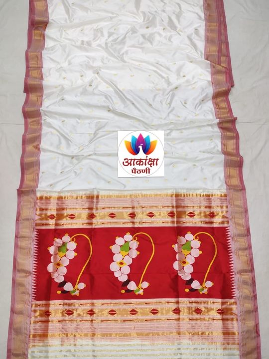 Pure silk saree  uploaded by Akanksha paithani manufacturer  on 9/28/2021