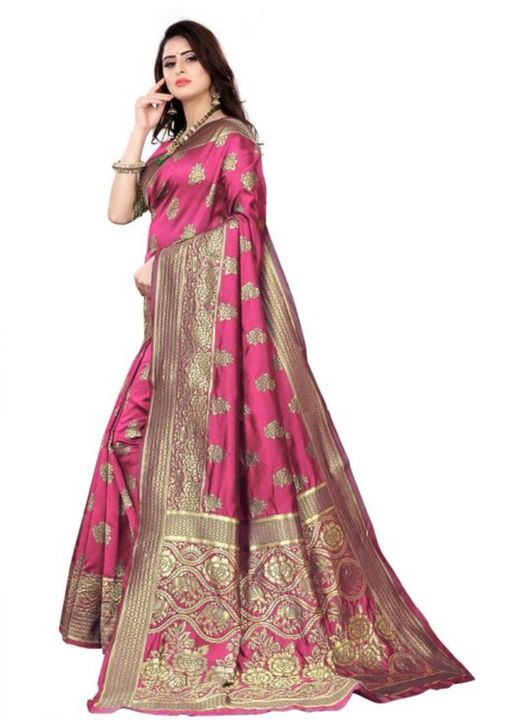 Silk saree uploaded by Anjali cloth centre on 9/29/2021