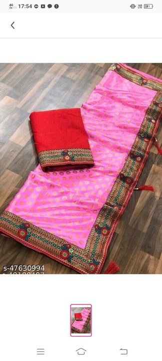 Silk saree uploaded by Anjali cloth centre on 9/29/2021