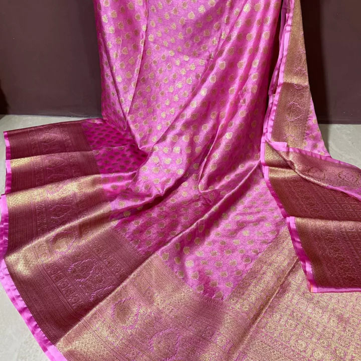Banarasi daibal silk sarees uploaded by business on 9/29/2021