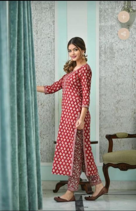 Kurti + pant  uploaded by business on 9/29/2021