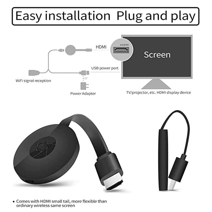 WiFi Wireless Display 1080p Cast HDMI Dongle for LED TV Screen Mirroring Device for Miracast, Screen uploaded by Sp Enterprises on 9/29/2021